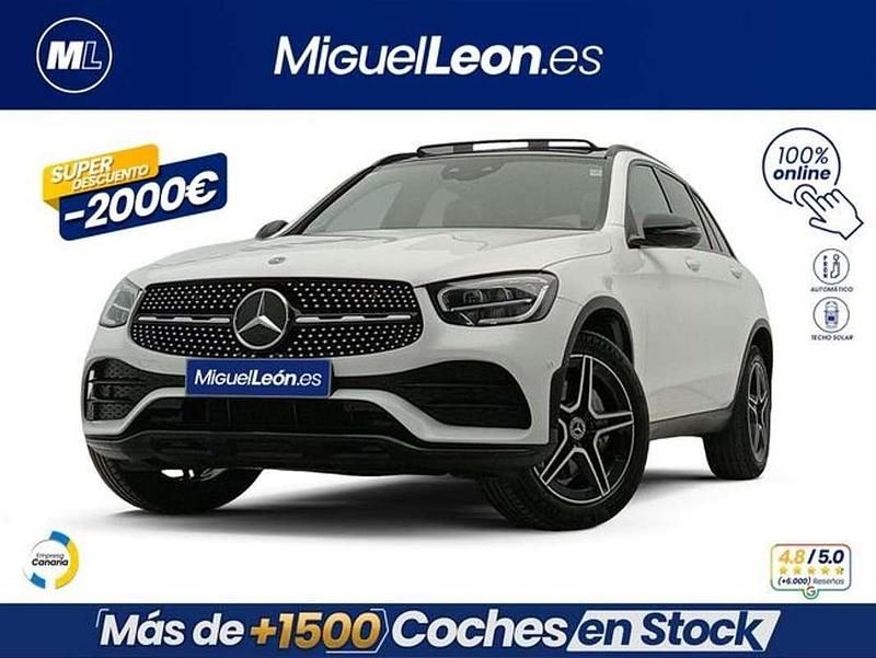 Usado Mercedes GLC220 170 CV (125 kW) 2021 Blanco SUV