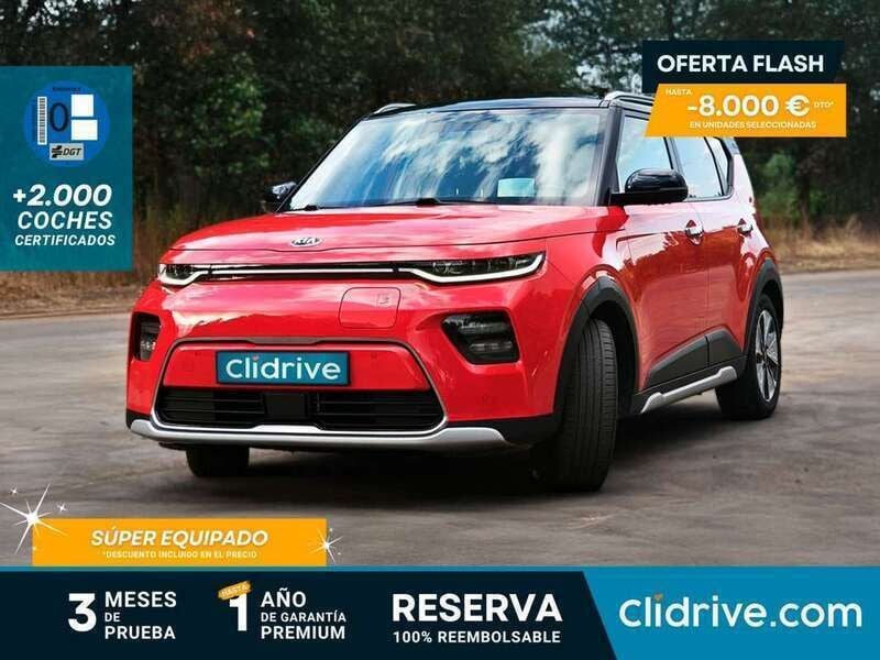 Rojo Usado 2019 Kia Soul EV SUV | 18.390 € (Precio justo) - Imagen 1/3