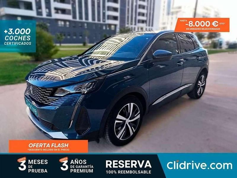 Usado Peugeot 3008 Allure 131 CV (96 kW) 2021 Azul SUV
