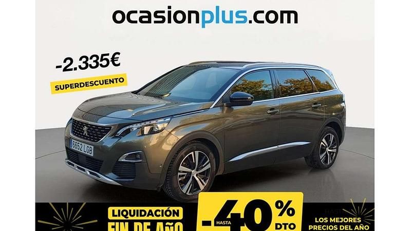 Gris Usado 2020 Peugeot 5008 Style Monovolumen | 20.355 € (Precio justo) - Imagen 1/4
