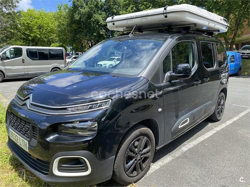 Negro Usado 2021 Citroën Berlingo Feel Monovolumen | 19.600 € (Caro) - Imagen 1/4