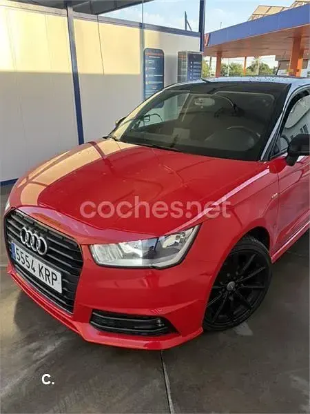 Usado Audi A1 Sportback S-Line 95 CV (69 kW) 2018 Rojo Utilitario