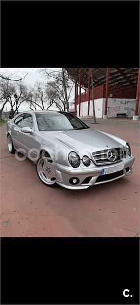 Usado Mercedes CLK200 Avantgarde 163 CV (119 kW) 2001 Gris / plata Coupe