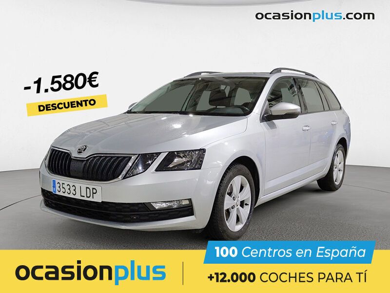 Gris Usado 2019 Skoda Octavia Ambition Familiar | 16.990 € (Caro) - Imagen 1/4