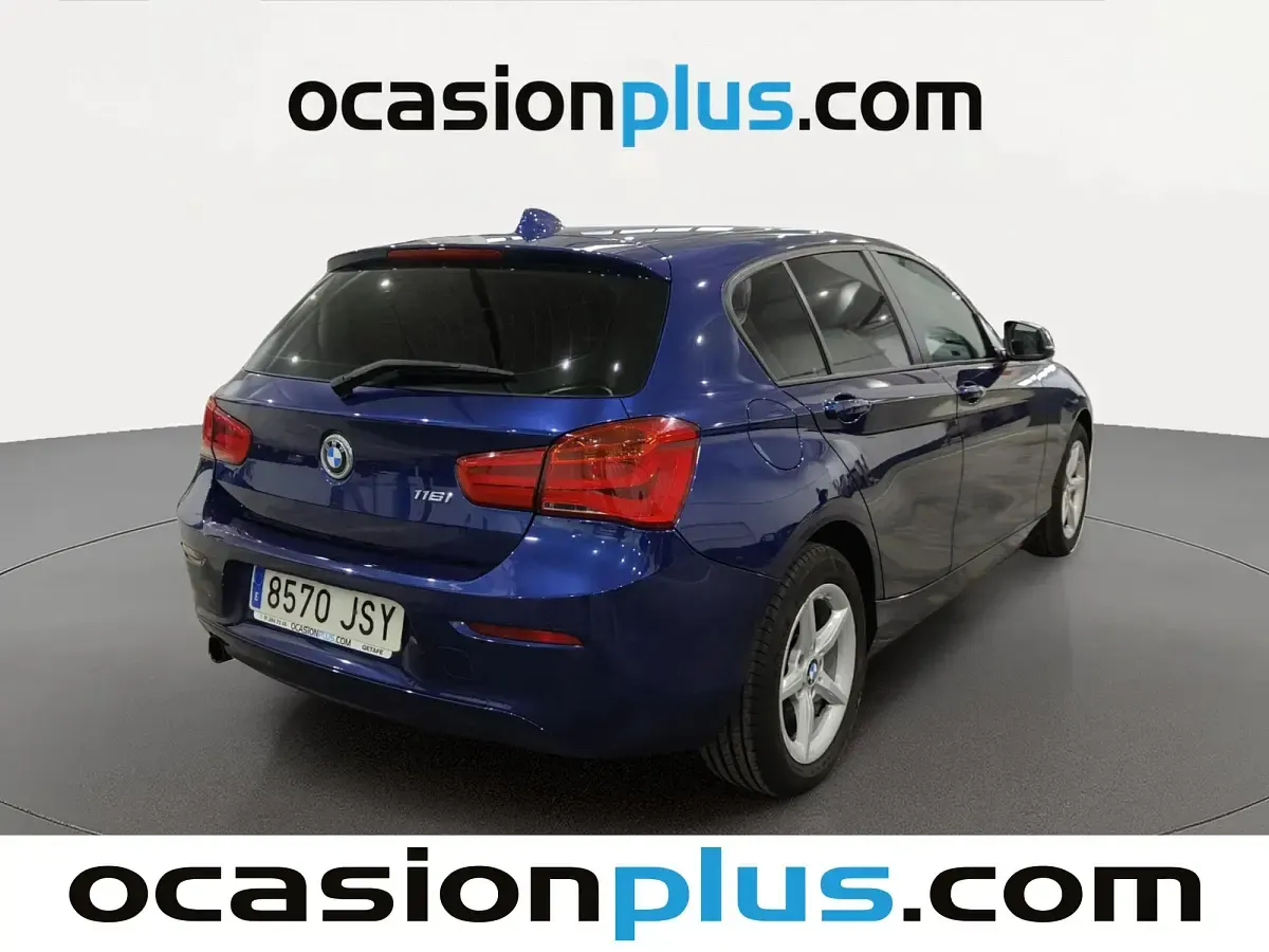 Usado BMW 116 109 CV (80 kW) 2016 Azul Utilitario