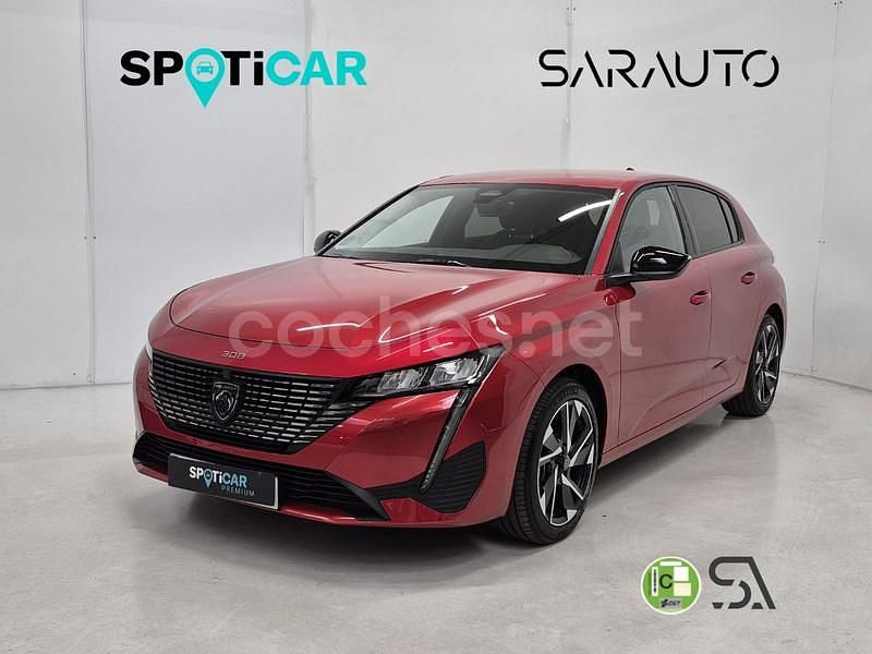 Rojo Usado 2024 Peugeot 308 Allure Berlina | 18.900 € (Precio justo) - Imagen 1/4