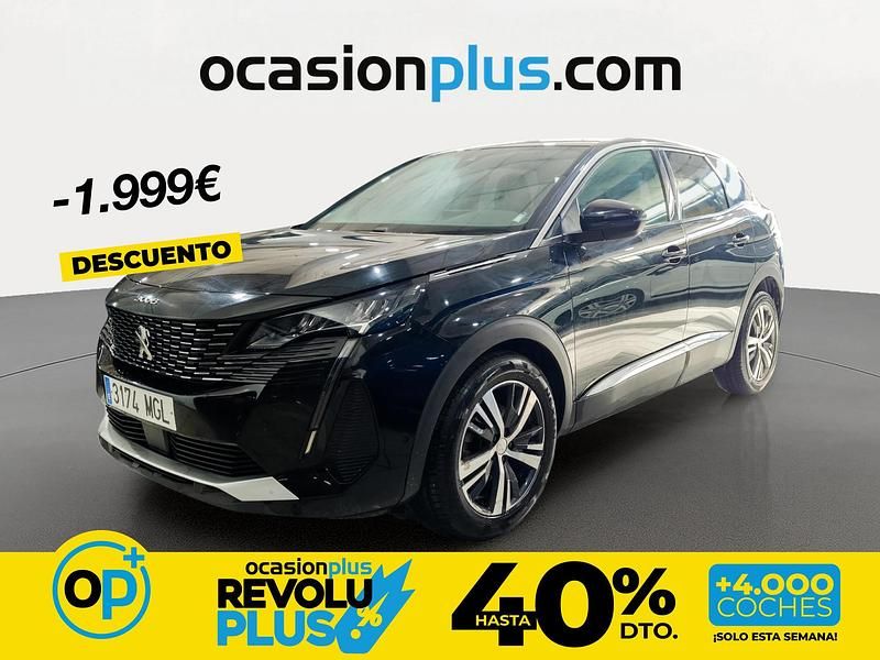 Usado Peugeot 3008 Allure 130 CV (95 kW) 2023 Negro SUV