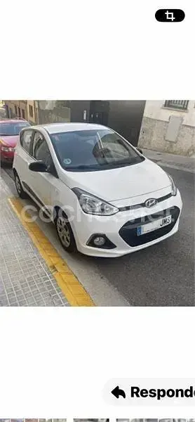 Usado Hyundai i10 Style 87 CV (63 kW) 2016 Blanco Utilitario