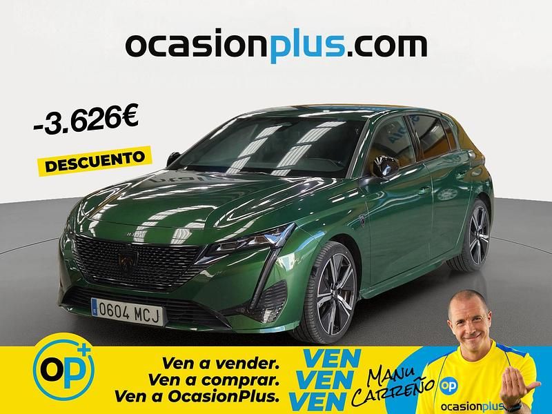 Usado Peugeot 308 GT 130 CV (95 kW) 2022 Verde Berlina