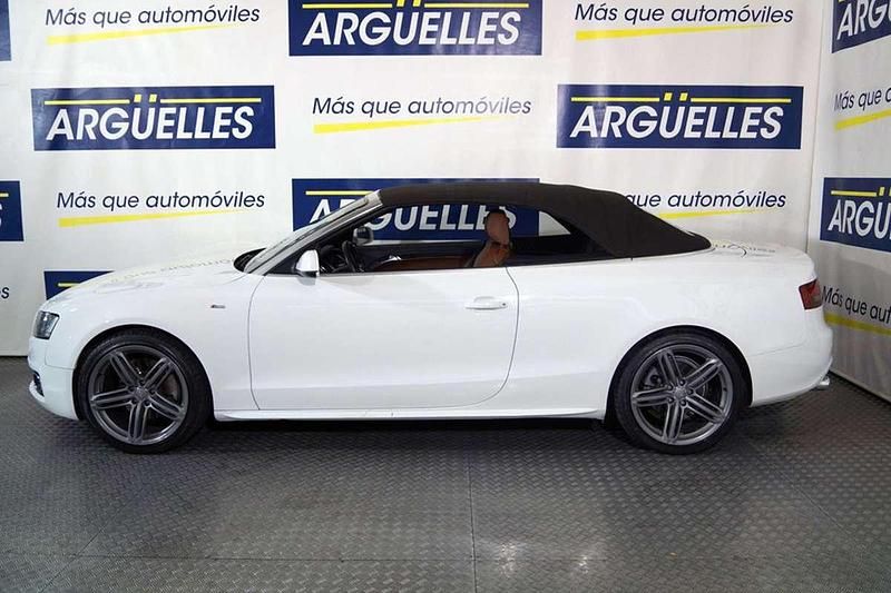 Usado Audi A5 Cabriolet S-Line 241 CV (177 kW) 2009 Blanco Descapotable