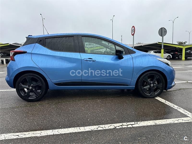 Usado Nissan Micra 90 CV (66 kW) 2017 Azul Berlina