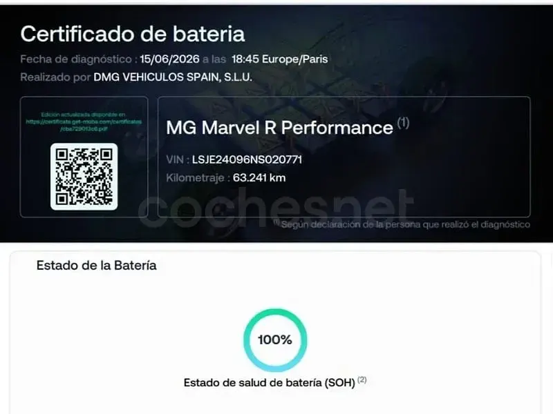 Usado MG Marvel R Performance 211 kW (288 CV) 2022 Eléctrico SUV