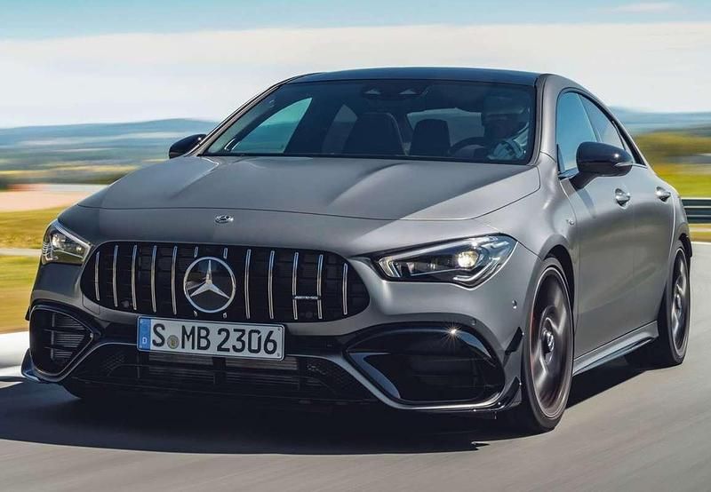 Gris Usado 2021 Mercedes CLA45 AMG AMG Coupe | 49.990 € (Precio justo) - Imagen 1/4