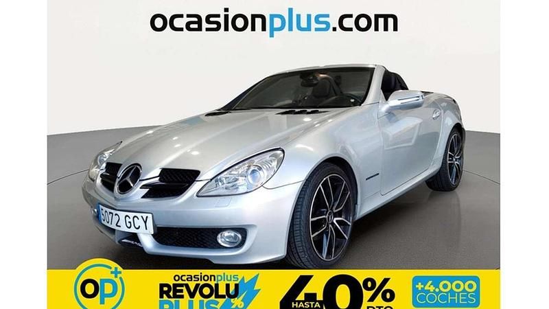 Usado Mercedes SLK200 184 CV (135 kW) 2008 Plateado Descapotable