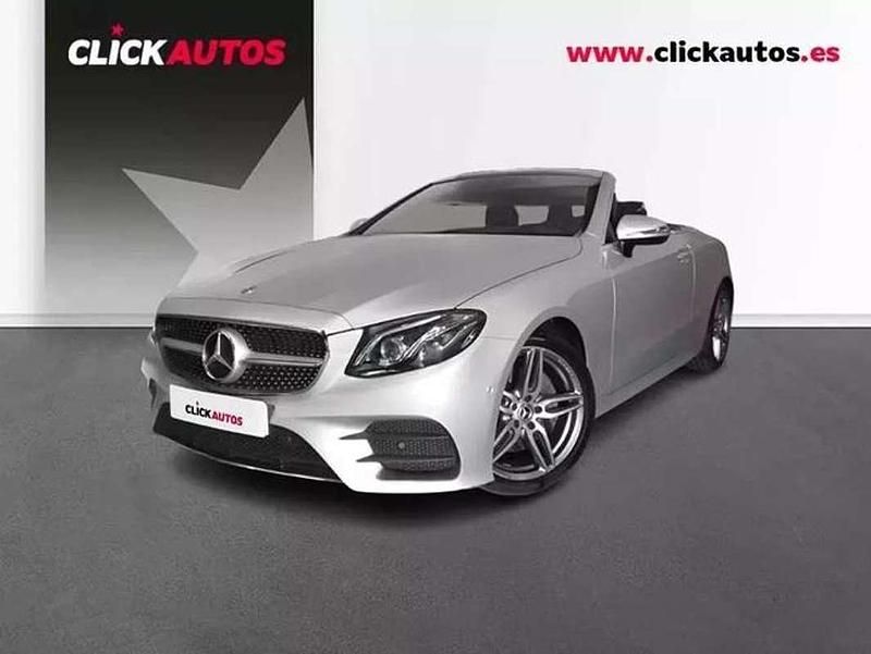 Usado Mercedes E220 196 CV (144 kW) 2019 Plateado Descapotable