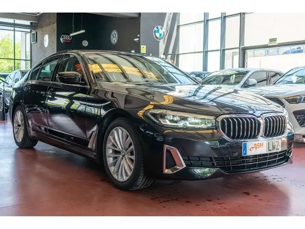 Usado BMW 520 Sport Line 190 CV (139 kW) 2021 Negro Berlina