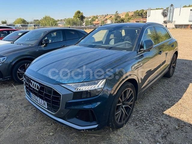 Azul Usado 2020 Audi Q8 S-Line SUV | 57.900 € (Buen precio) - Imagen 1/4
