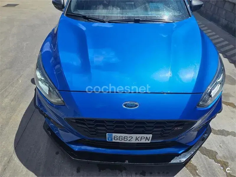 Usado Ford Focus ST-Line 125 CV (91 kW) 2018 Azul Berlina
