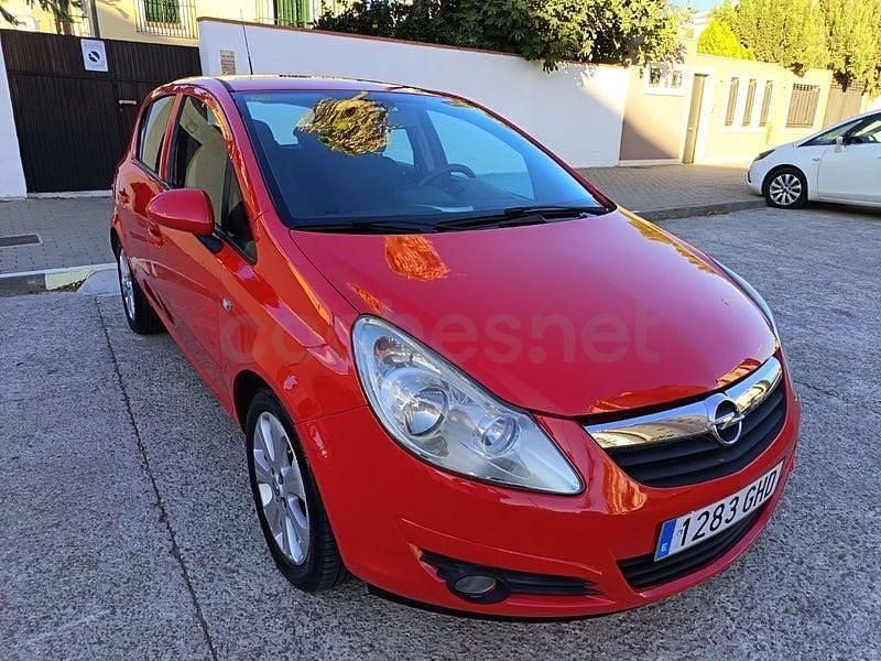 Usado Opel Corsa Enjoy 90 CV (66 kW) 2008 Rojo Utilitario