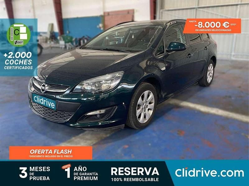 Negro Usado 2015 Opel Astra Business Familiar | 9890 € (Precio justo) - Imagen 1/3