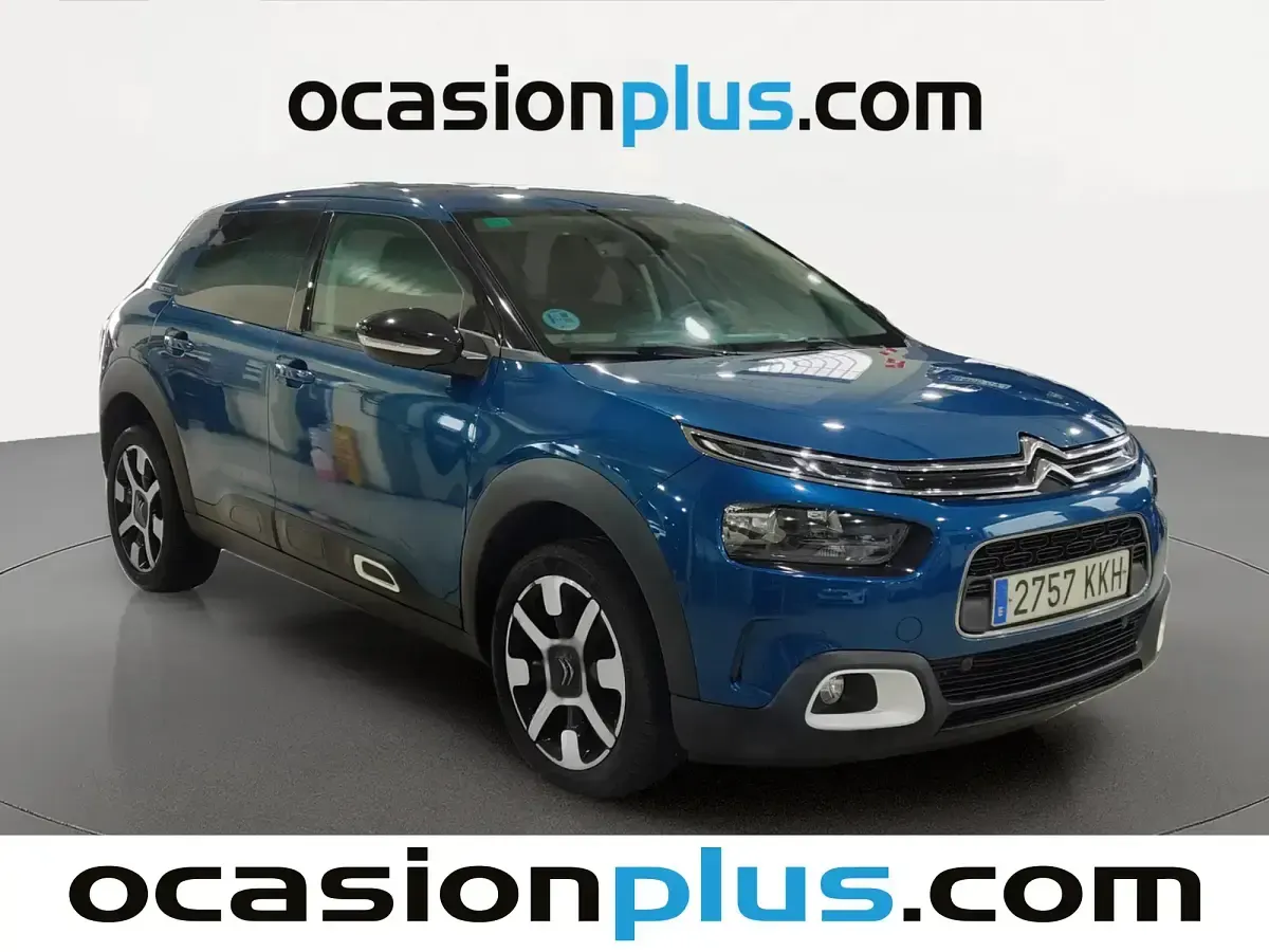 Usado Citroën C4 Cactus Shine 99 CV (72 kW) 2018 Azul Utilitario