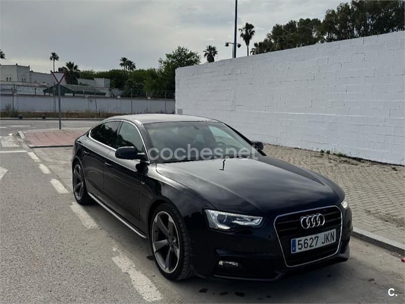 Negro Usado 2012 Audi A5 Sportback S-Line Utilitario | 15.500 € (Precio justo) - Imagen 1/4