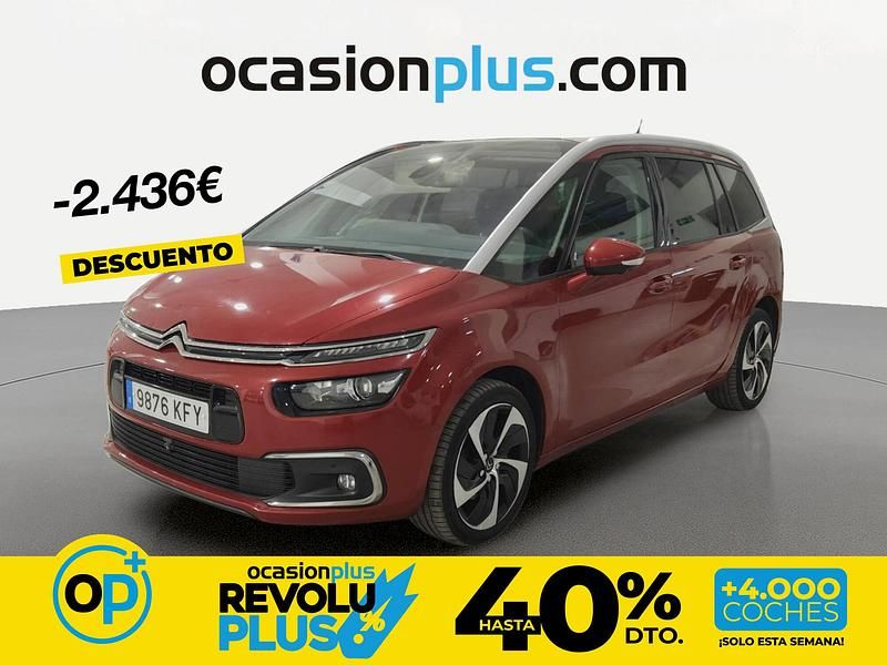 Usado Citroën C4 Shine 150 CV (110 kW) 2017 Rojo Monovolumen