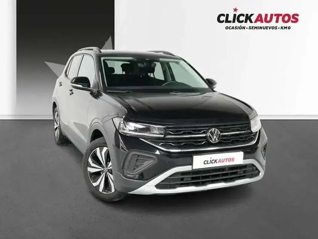 Usado VW T-Cross 95 CV (69 kW) 2024 Negro SUV
