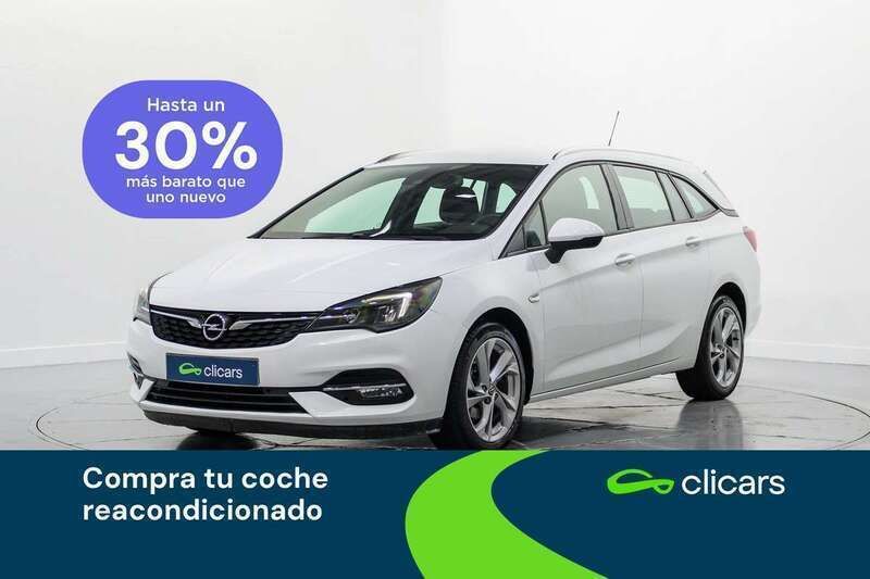 Blanco Usado 2020 Opel Astra Dynamic Familiar | 9990 € (Buen precio) - Imagen 1/4