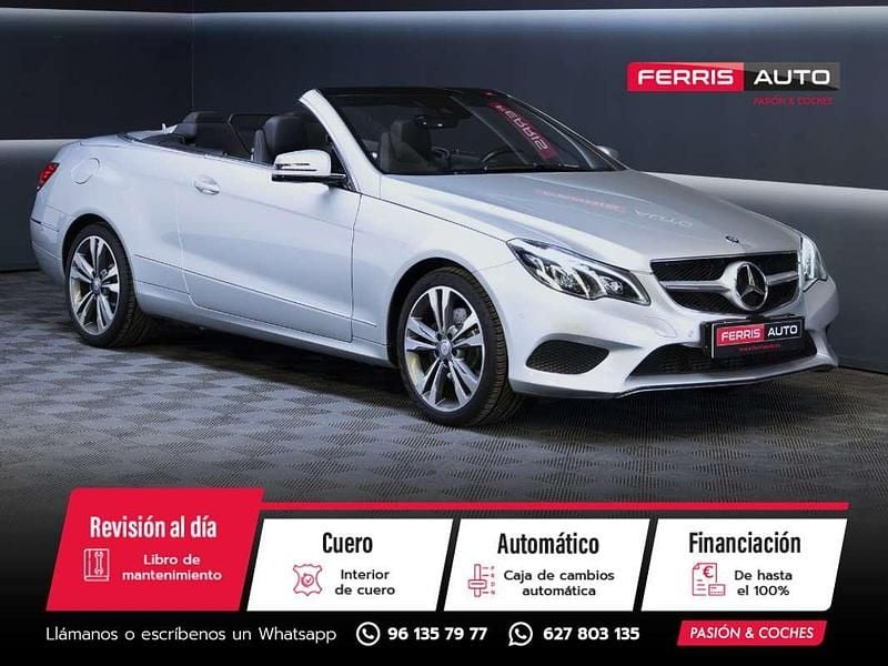 Usado Mercedes E250 211 CV (155 kW) 2016 Gris / plata Descapotable