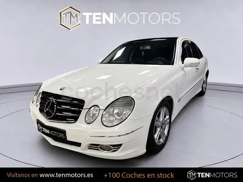Usado Mercedes E280 Avantgarde 190 CV (139 kW) 2008 Blanco Berlina