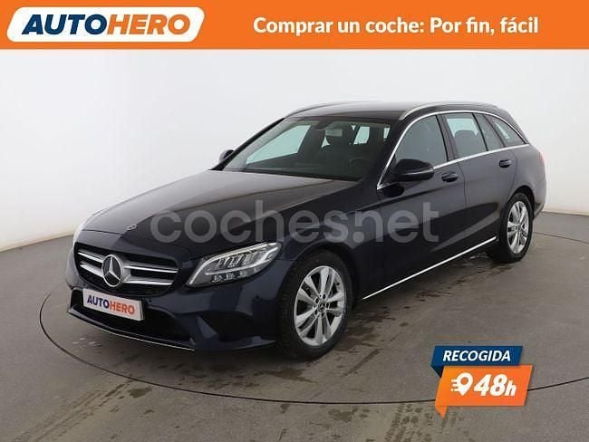 Azul Usado 2019 Mercedes C220 Familiar | 24.599 € (Buen precio) - Imagen 1/3