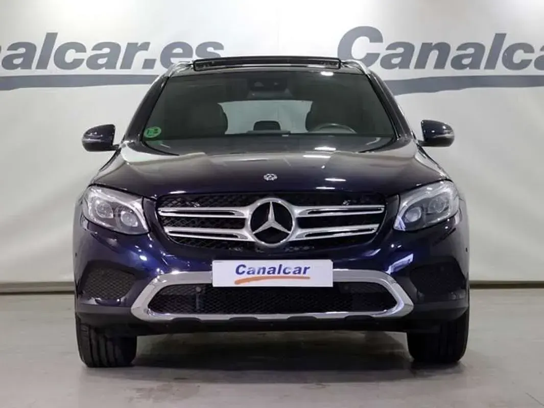Usado Mercedes GLC220 170 CV (125 kW) 2017 Azul SUV