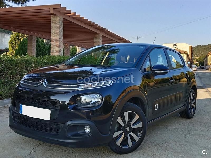 Negro Usado 2019 Citroën C3 Feel Utilitario | 10.000 € (Precio justo) - Imagen 1/4