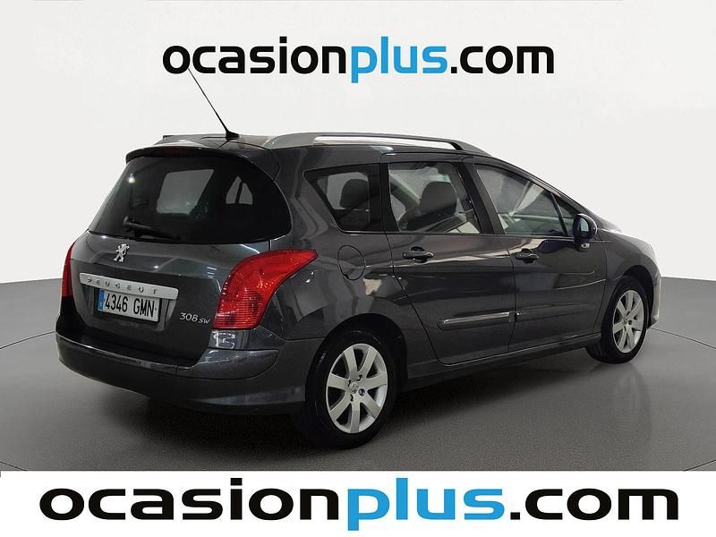 Usado Peugeot 308 Sport 120 CV (88 kW) 2009 Gris Familiar