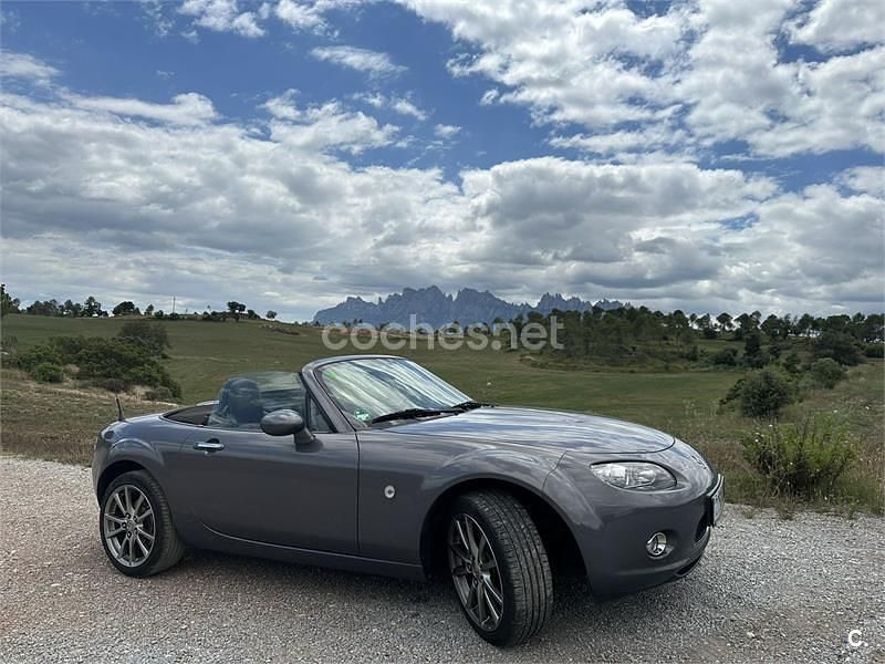 Gris / plata Usado 2008 Mazda MX5 Active Descapotable | 14.000 € (Buen precio) - Imagen 1/4