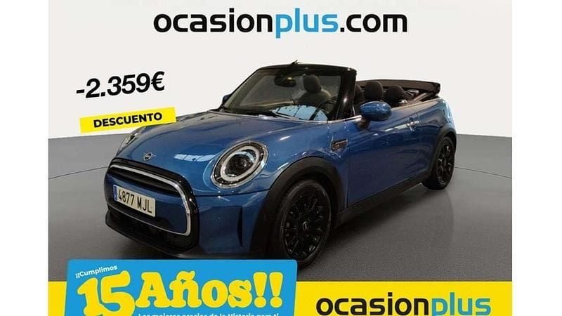 Azul Usado 2023 Mini Cooper Cabriolet Descapotable | 23.591 € (Precio justo) - Imagen 1/4