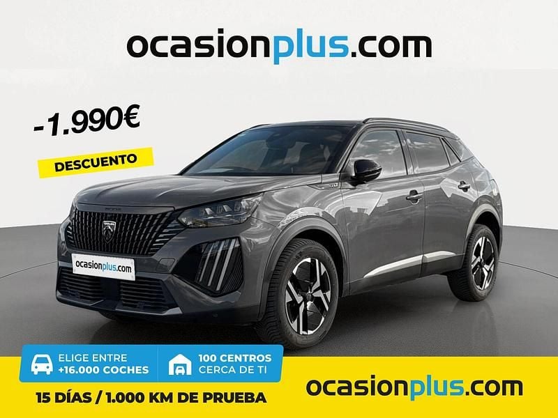 Gris Usado 2024 Peugeot 2008 GT SUV | 21.890 € (Precio justo) - Imagen 1/4