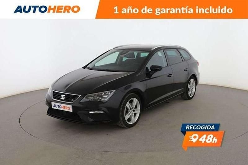 Negro Usado 2019 Seat Leon FR Familiar | 15.999 € (Buen precio) - Imagen 1/3