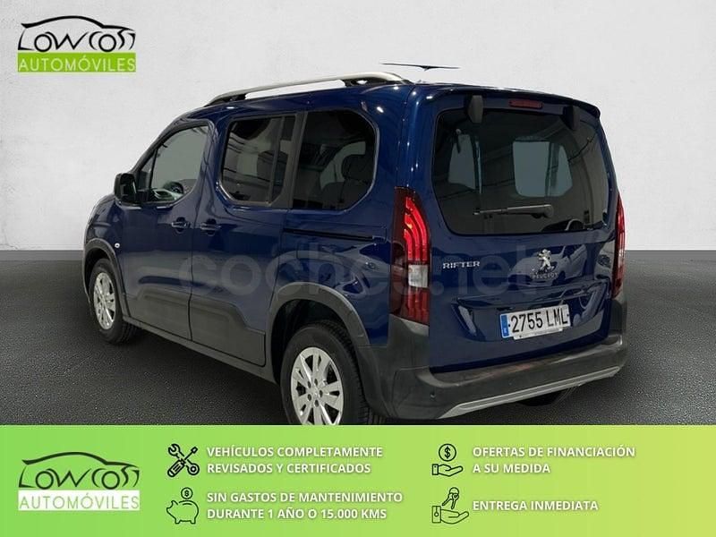 Usado Peugeot Rifter Allure 100 CV (73 kW) 2021 Azul Monovolumen