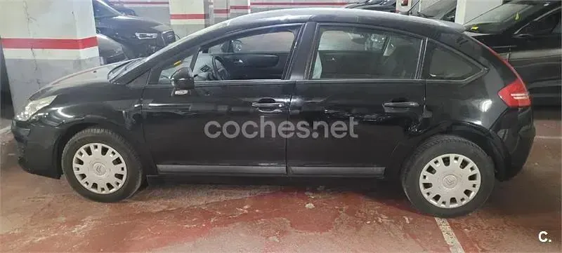 Usado Citroën C4 90 CV (66 kW) 2009 Negro Berlina
