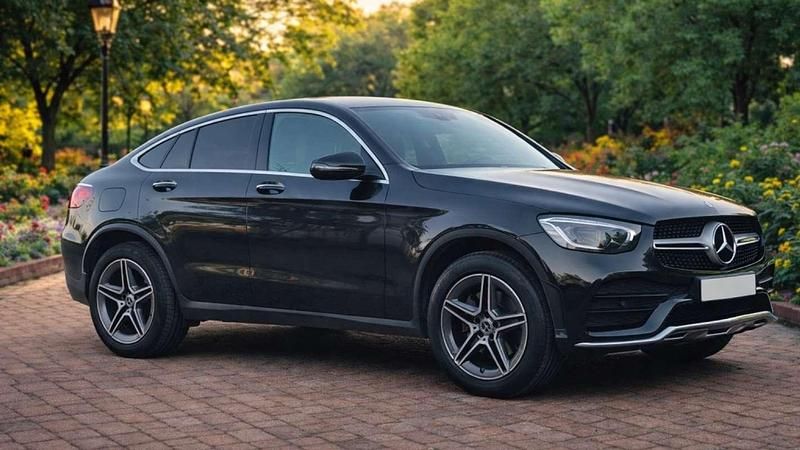 Usado Mercedes GLC220 194 CV (142 kW) 2022 Gris Coupe