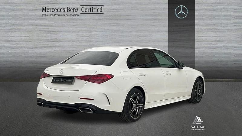 Usado Mercedes C300e AMG line 313 CV (230 kW) 2024 Blanco Berlina