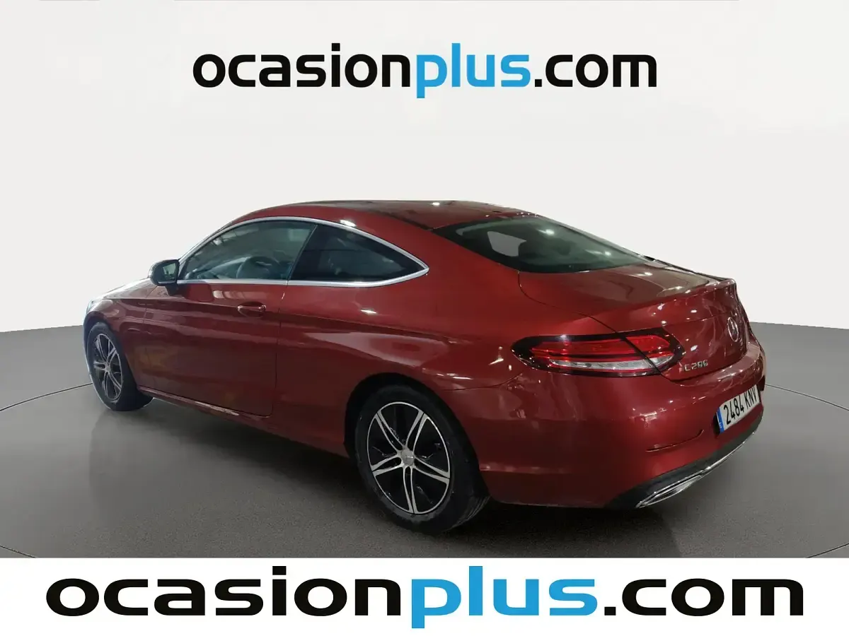 Usado Mercedes C200 184 CV (135 kW) 2018 Rojo Coupe