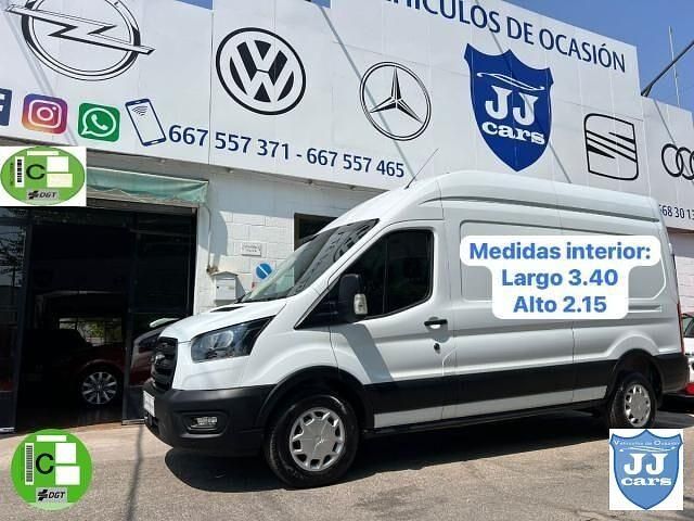 Blanco Usado 2022 Ford Transit Trend Van | 21.990 € (Precio justo) - Imagen 1/4