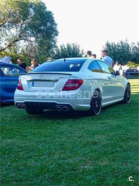 Usado Mercedes C63 AMG AMG 457 CV (336 kW) 2014 Blanco Coupe
