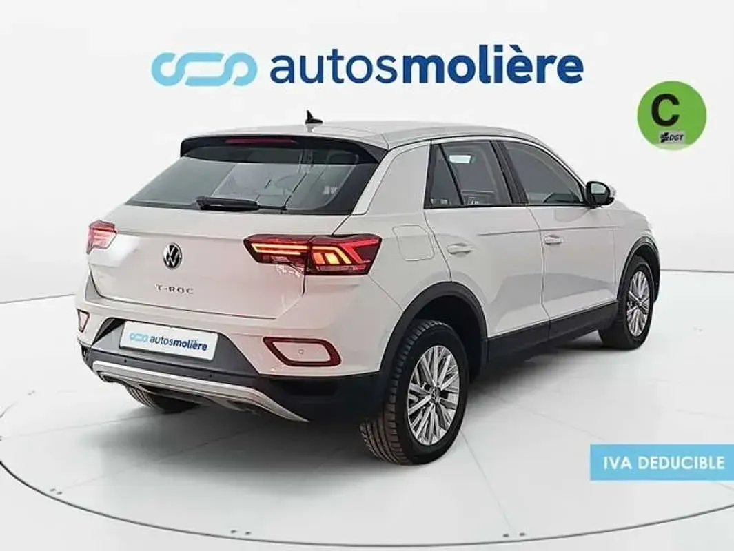 Usado VW T-Roc 116 CV (85 kW) 2024 Blanco SUV