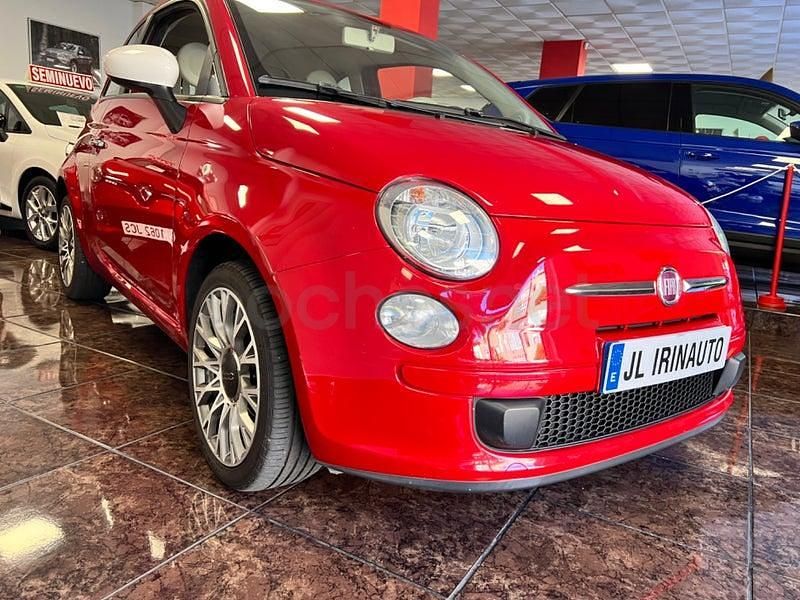 Usado Fiat 500 Lounge 69 CV (50 kW) 2015 Rojo Berlina