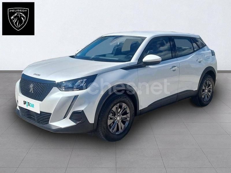Blanco Usado 2021 Peugeot 2008 Active SUV | 16.500 € (Un poco caro) - Imagen 1/4