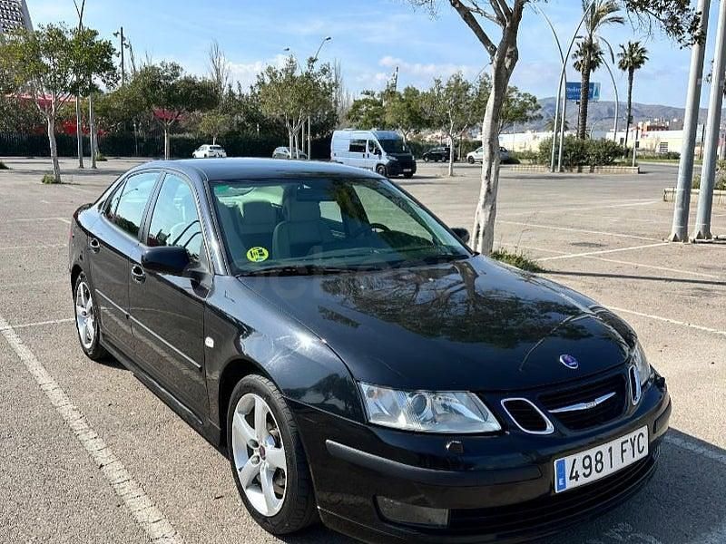 Usado Saab 9-3 Vector 150 CV (110 kW) 2007 Negro Berlina